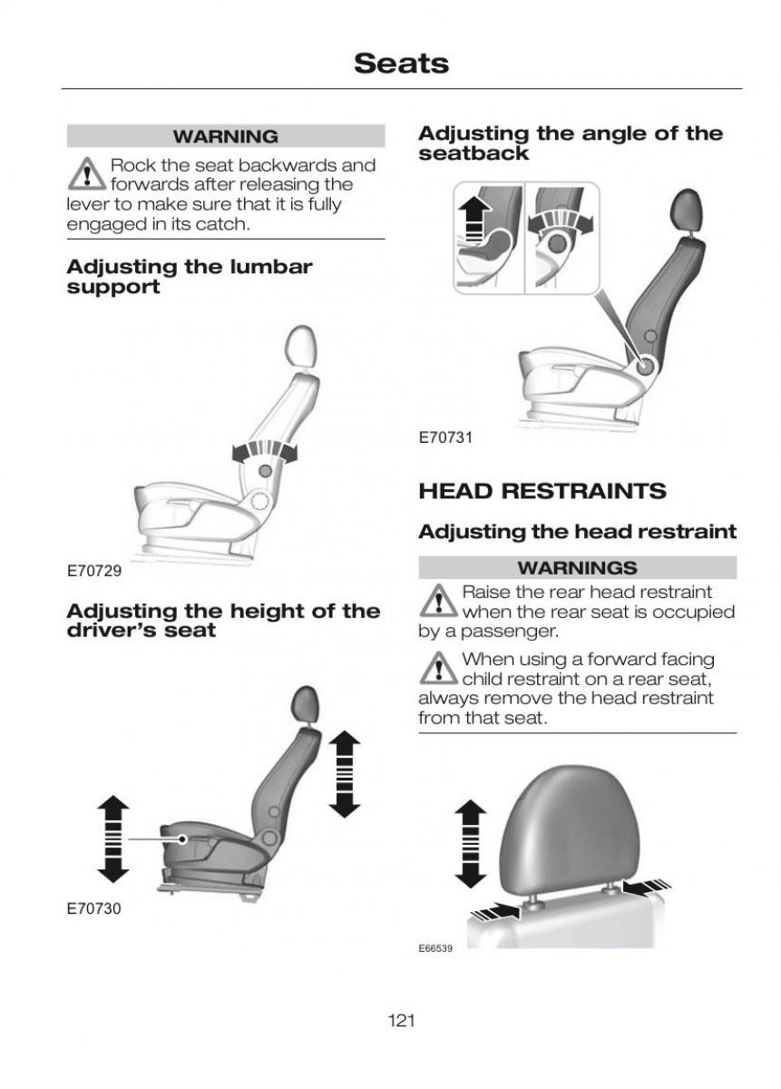 Ford C Max II 2 owners manual / page 125