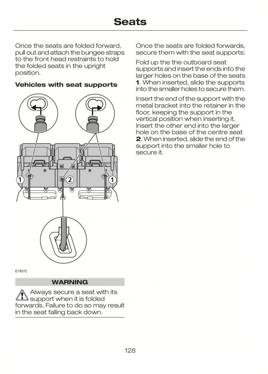 Ford C Max II 2 owners manual / page 132