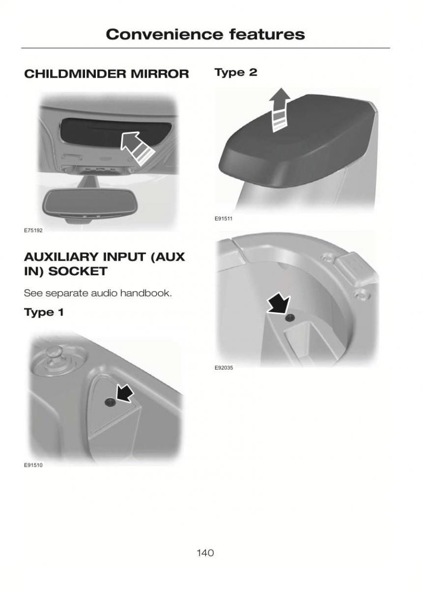 Ford C Max II 2 owners manual / page 144