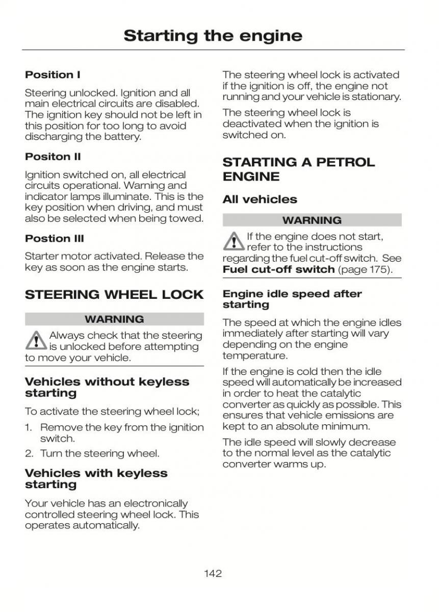 Ford C Max II 2 owners manual / page 146