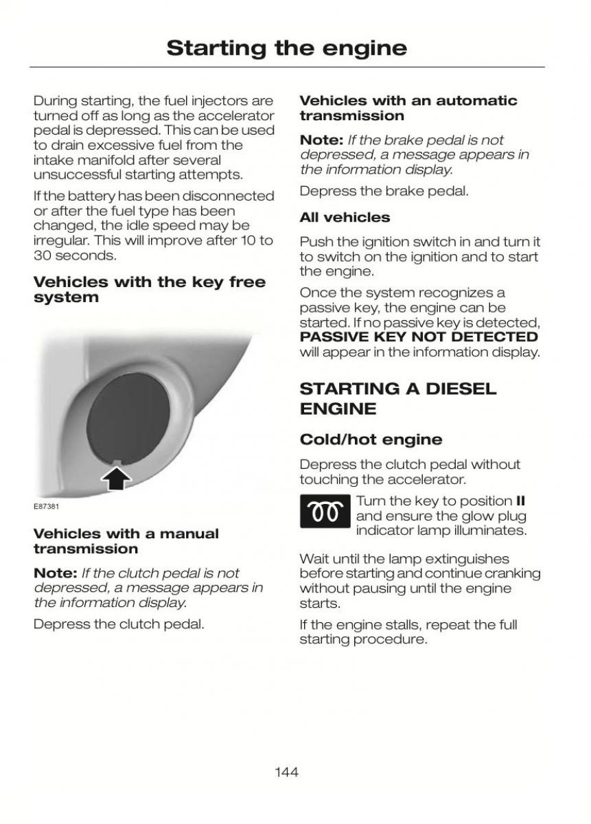 Ford C Max II 2 owners manual / page 148