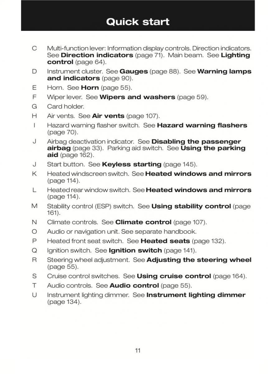 Ford C Max II 2 owners manual / page 15