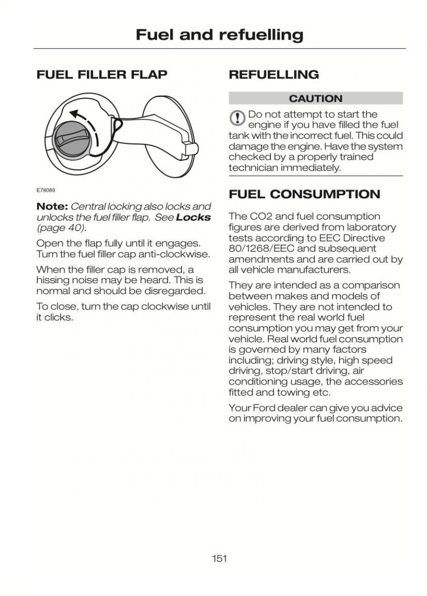 Ford C Max II 2 owners manual / page 155