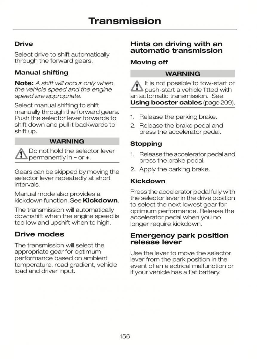 Ford C Max II 2 owners manual / page 160