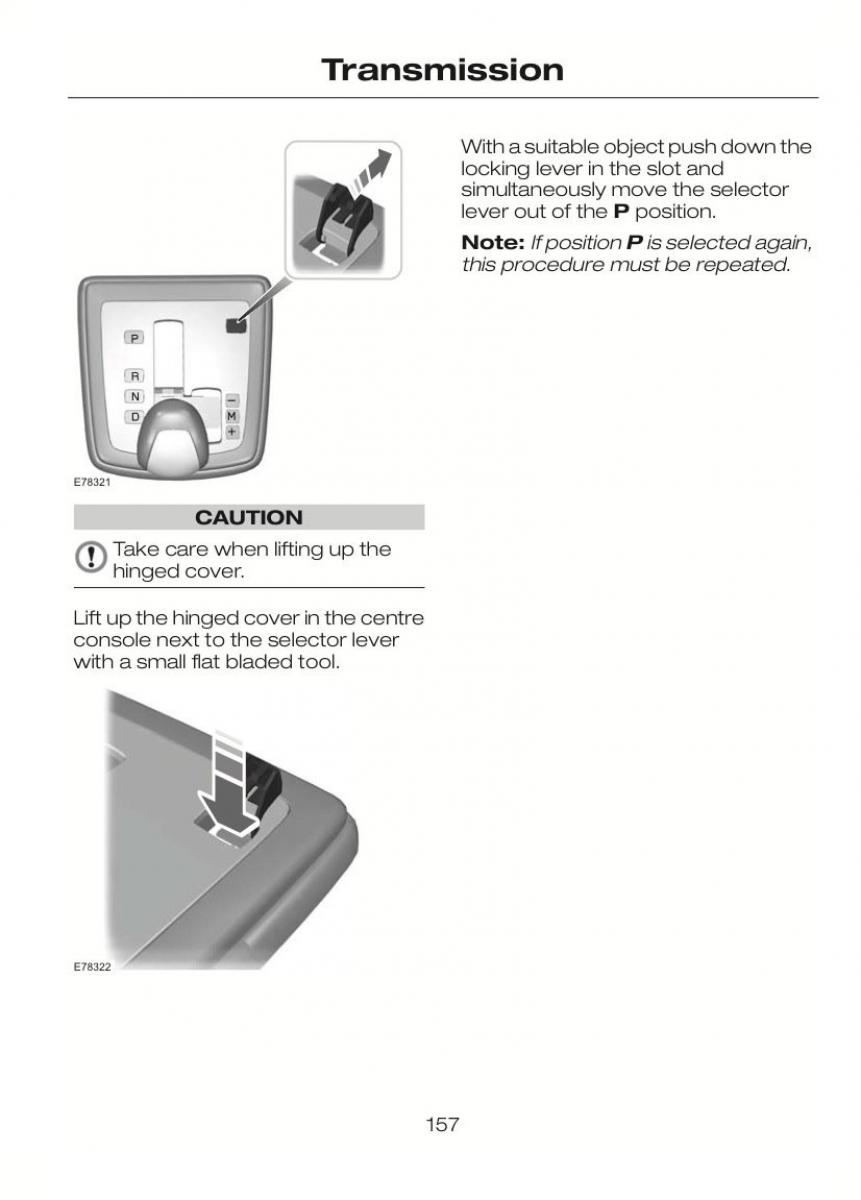 Ford C Max II 2 owners manual / page 161