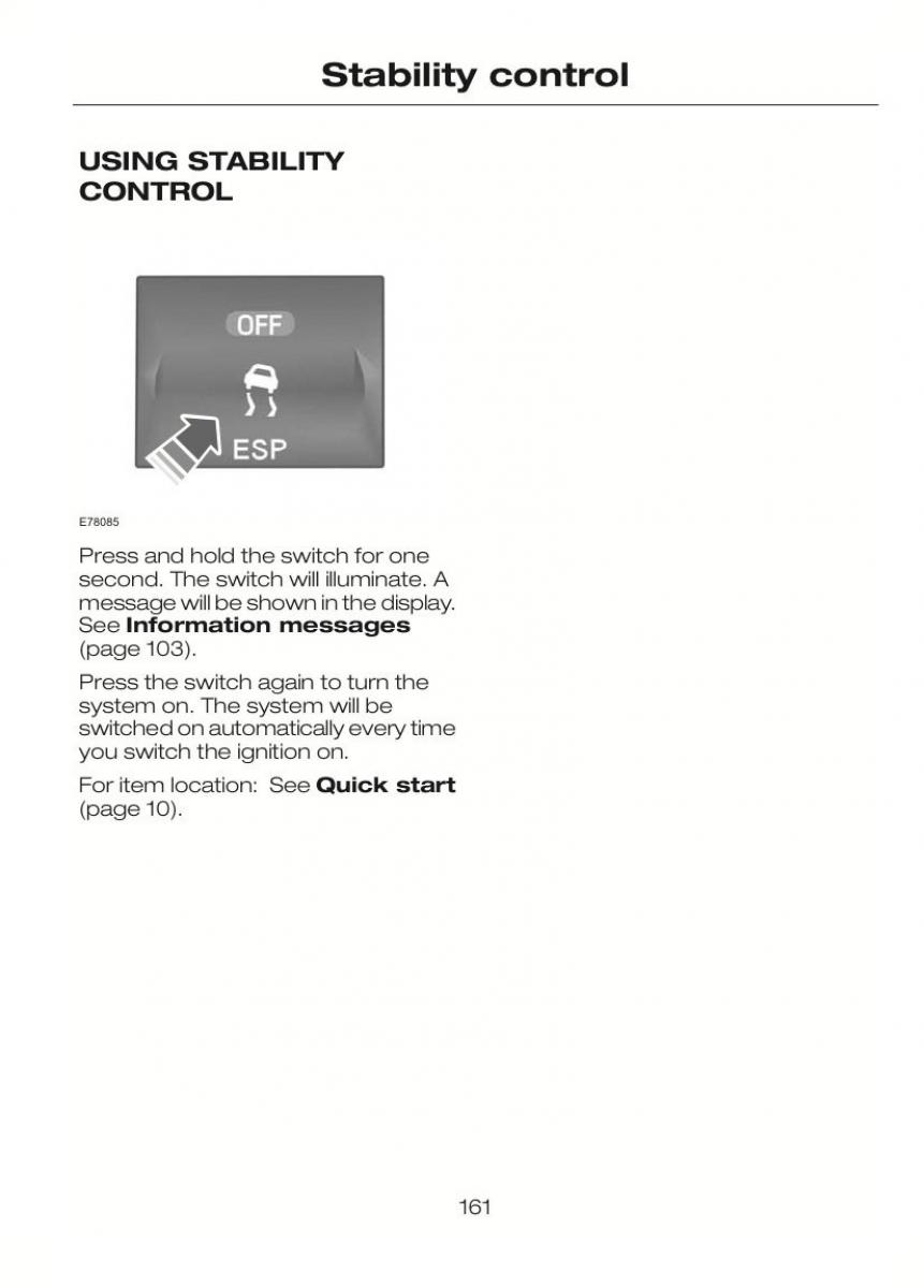 Ford C Max II 2 owners manual / page 165