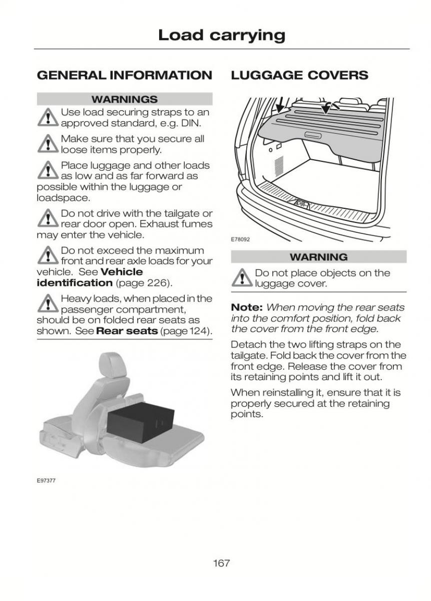 Ford C Max II 2 owners manual / page 171