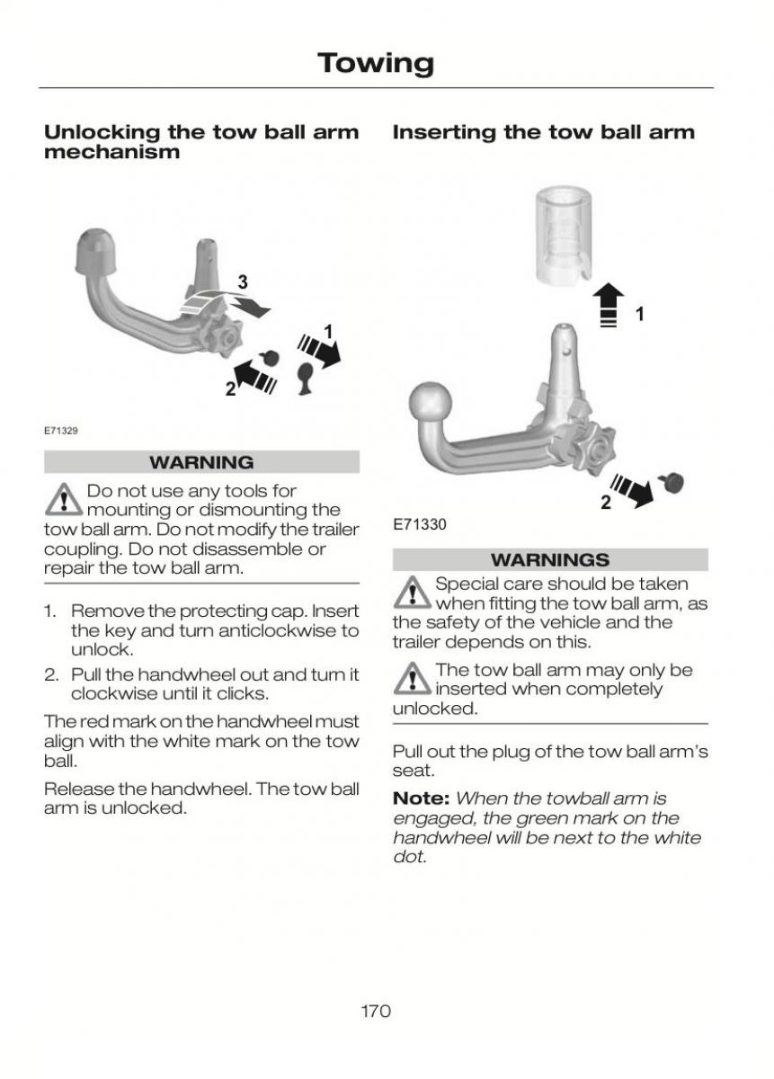 Ford C Max II 2 owners manual / page 174