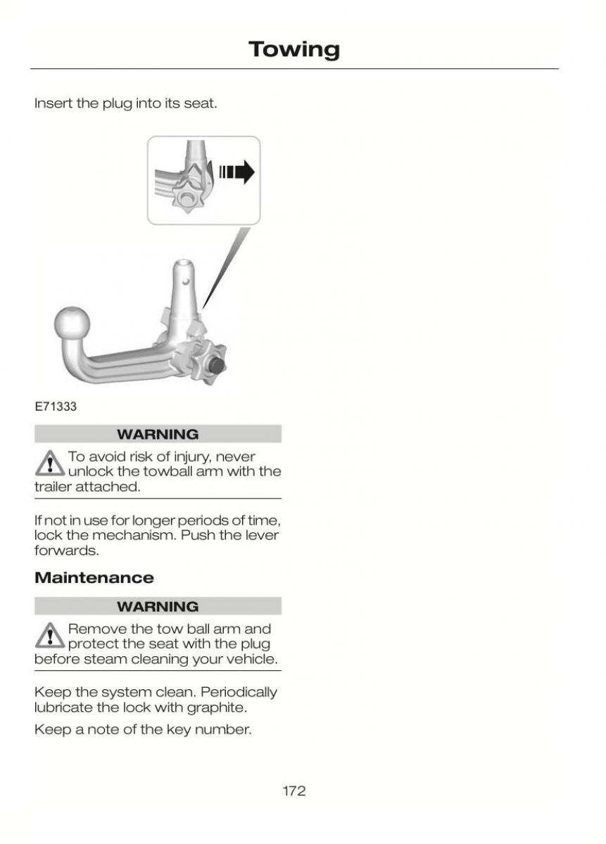 Ford C Max II 2 owners manual / page 176