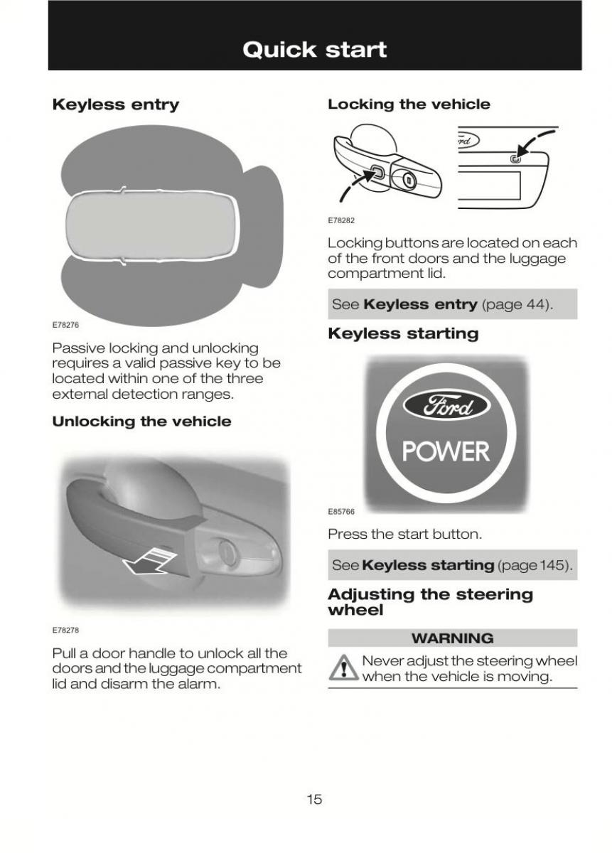 Ford C Max II 2 owners manual / page 19