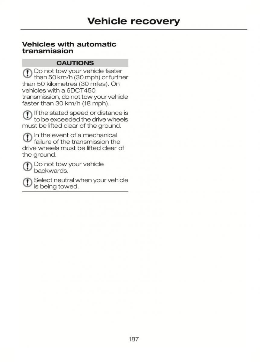 Ford C Max II 2 owners manual / page 191