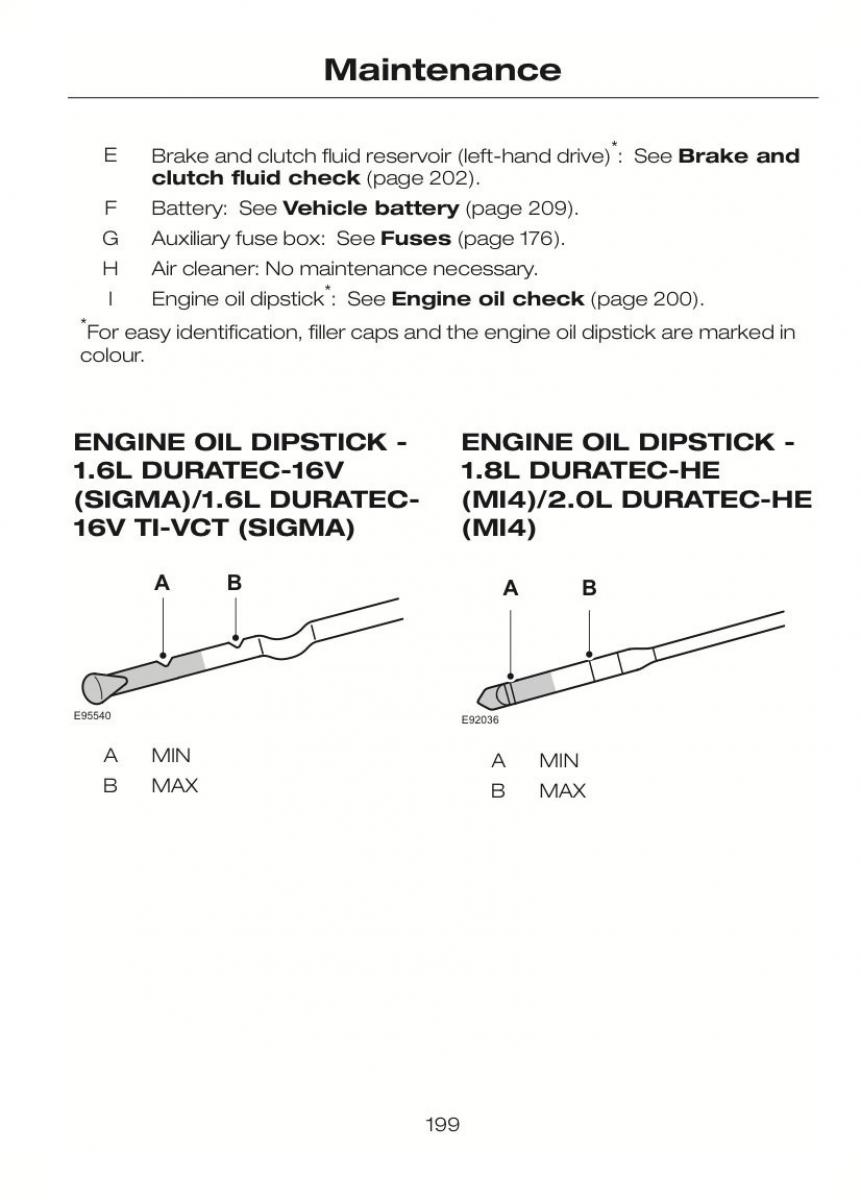 Ford C Max II 2 owners manual / page 203