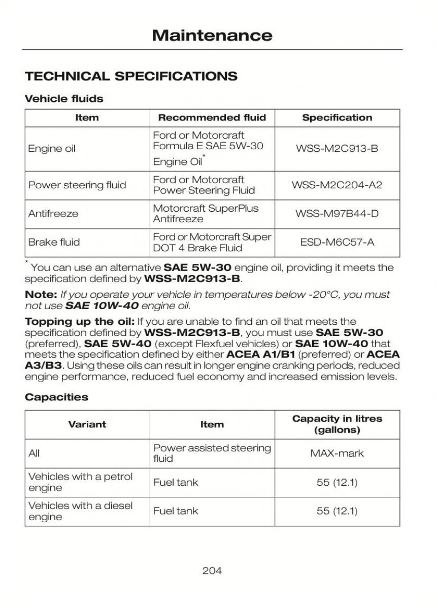 Ford C Max II 2 owners manual / page 208