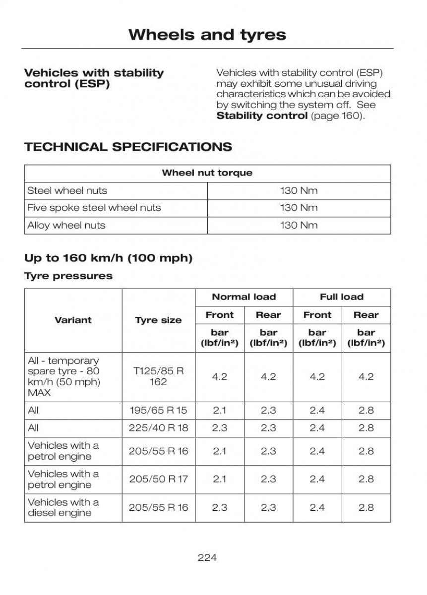 Ford C Max II 2 owners manual / page 228