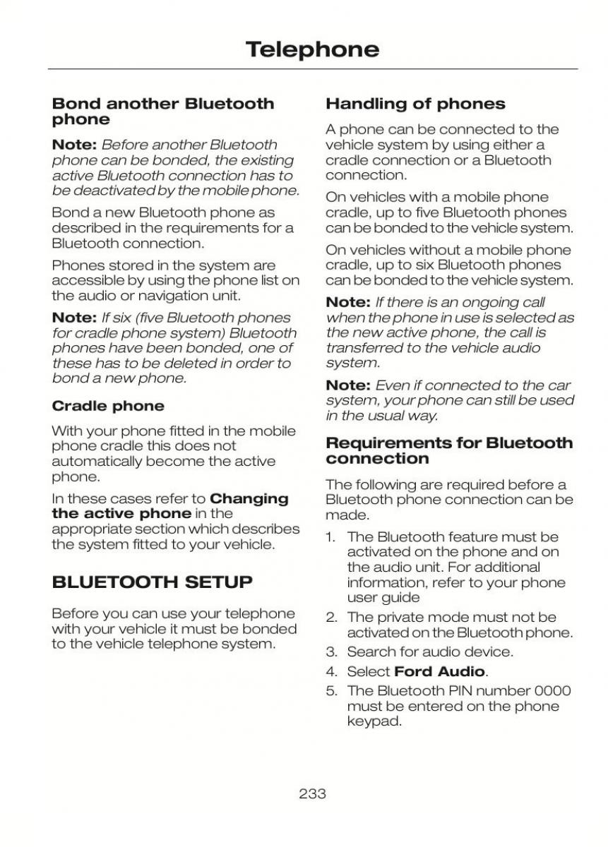 Ford C Max II 2 owners manual / page 237