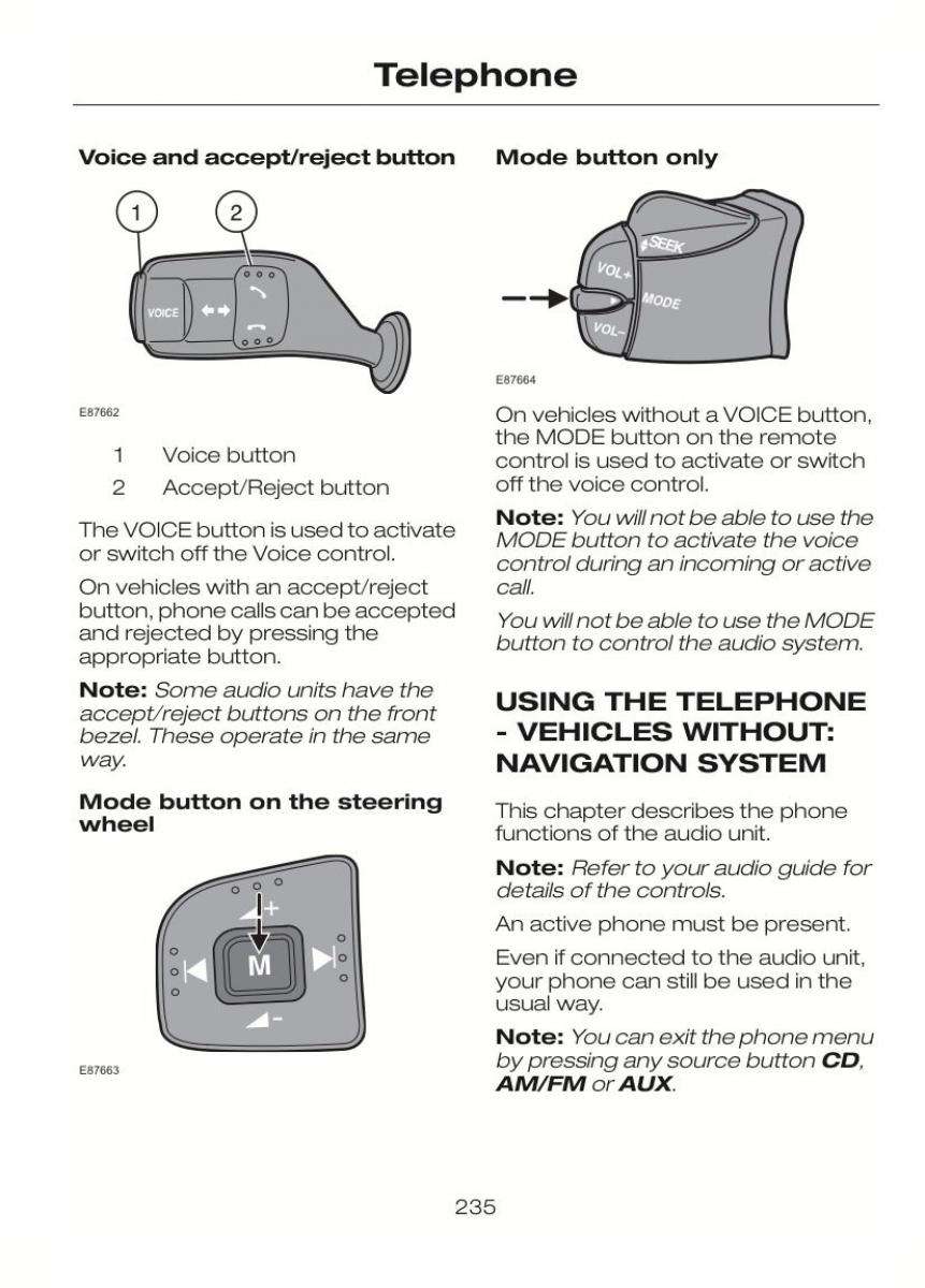 Ford C Max II 2 owners manual / page 239