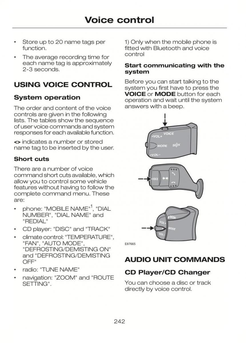 Ford C Max II 2 owners manual / page 246