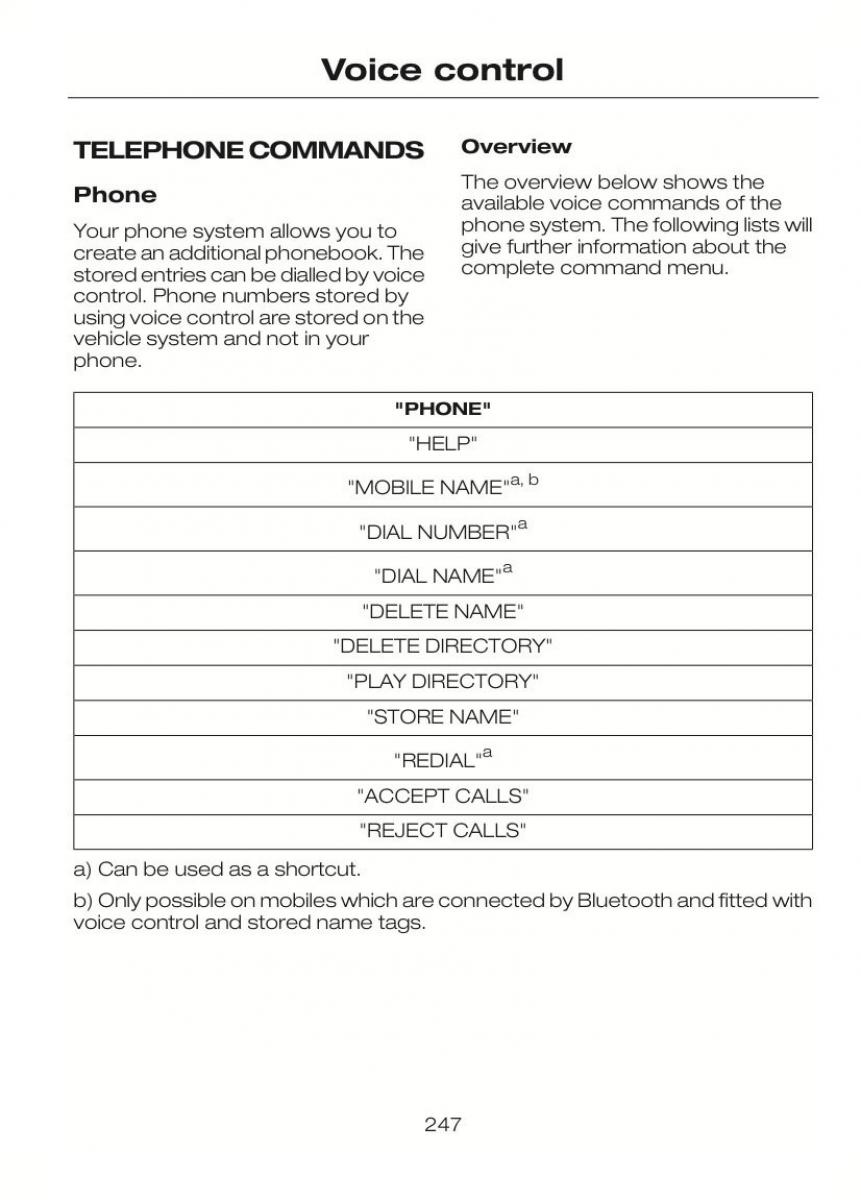 Ford C Max II 2 owners manual / page 251