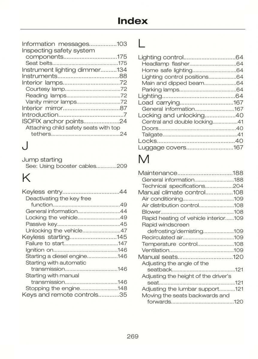 Ford C Max II 2 owners manual / page 273