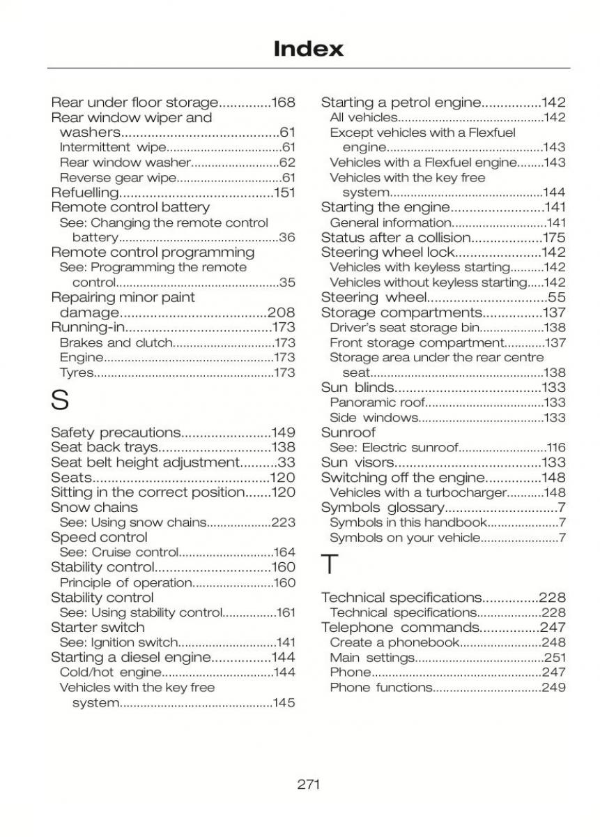 Ford C Max II 2 owners manual / page 275