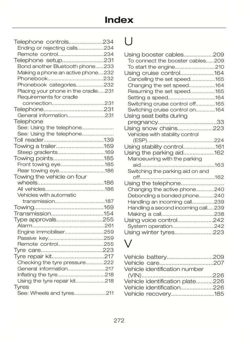 Ford C Max II 2 owners manual / page 276