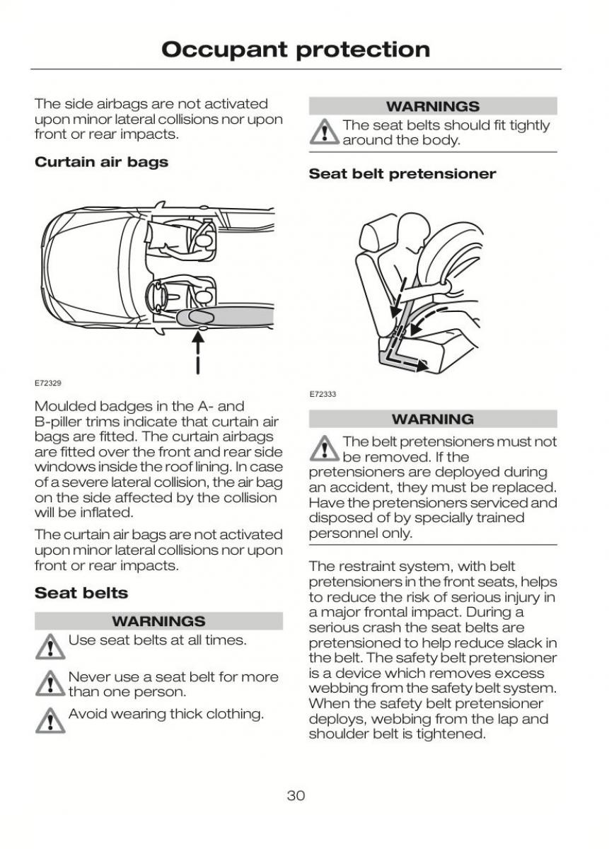 Ford C Max II 2 owners manual / page 34