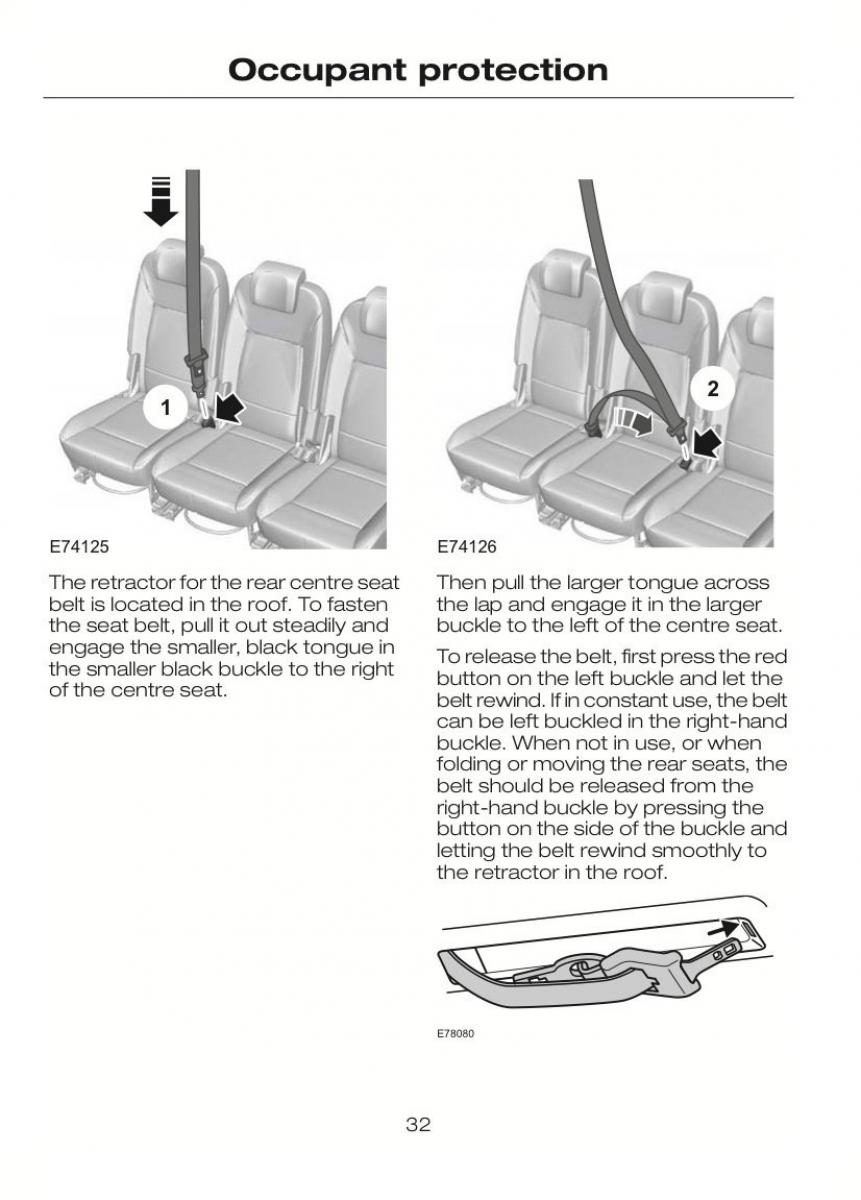 Ford C Max II 2 owners manual / page 36