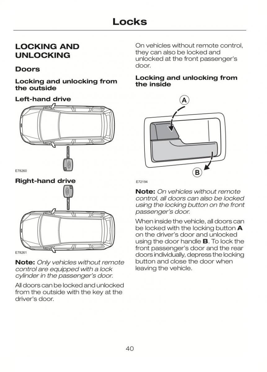 Ford C Max II 2 owners manual / page 44