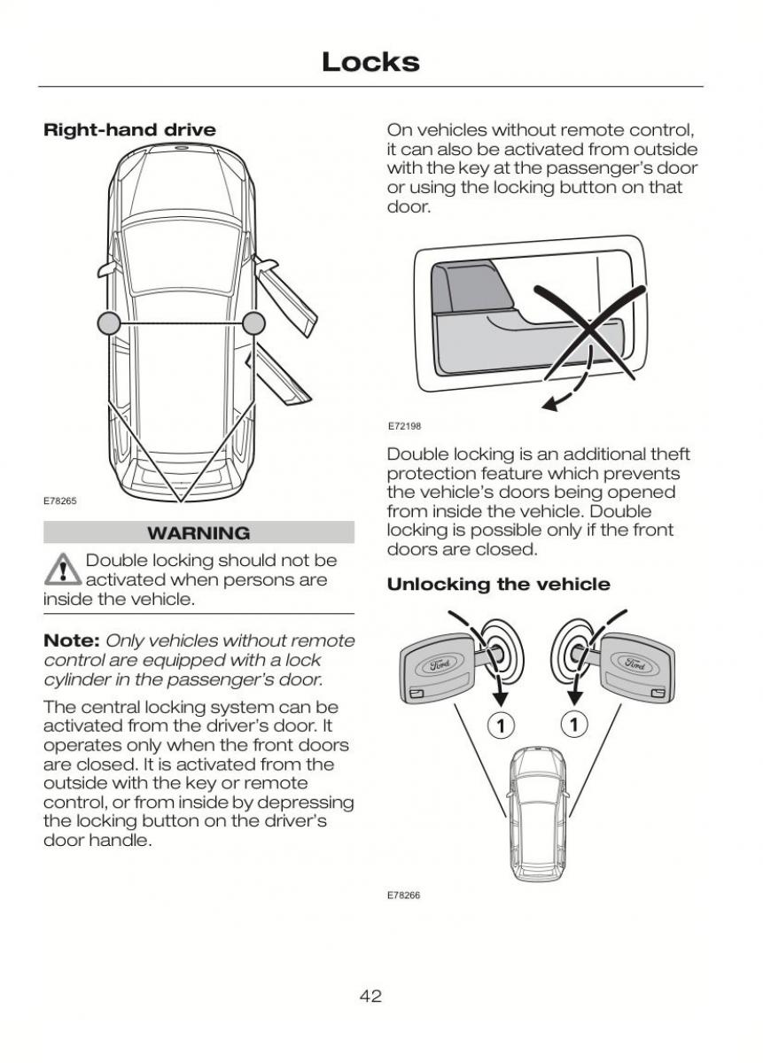 Ford C Max II 2 owners manual / page 46