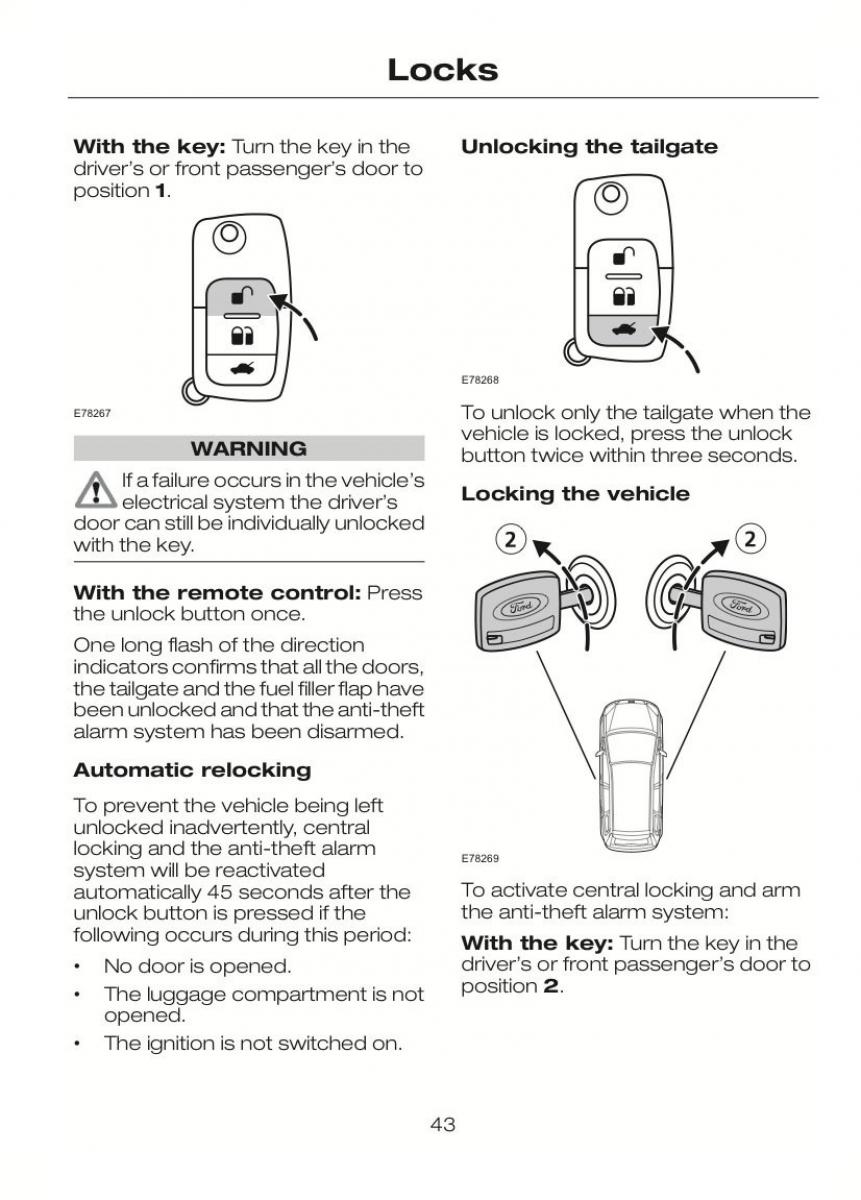 Ford C Max II 2 owners manual / page 47