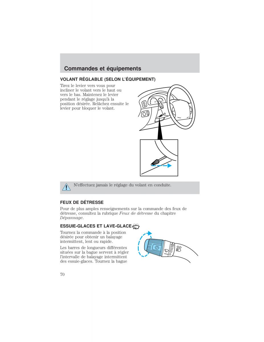 Ford F 150 manuel du proprietaire / page 70