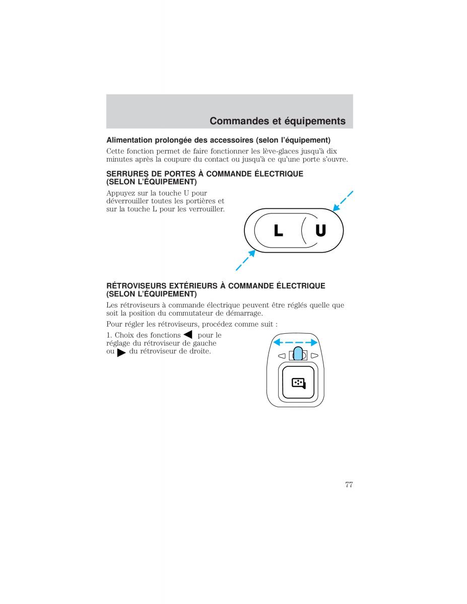 Ford F 150 manuel du proprietaire / page 77