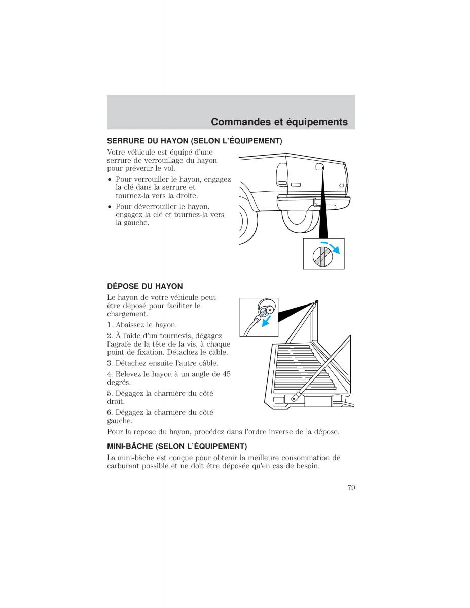 Ford F 150 manuel du proprietaire / page 79