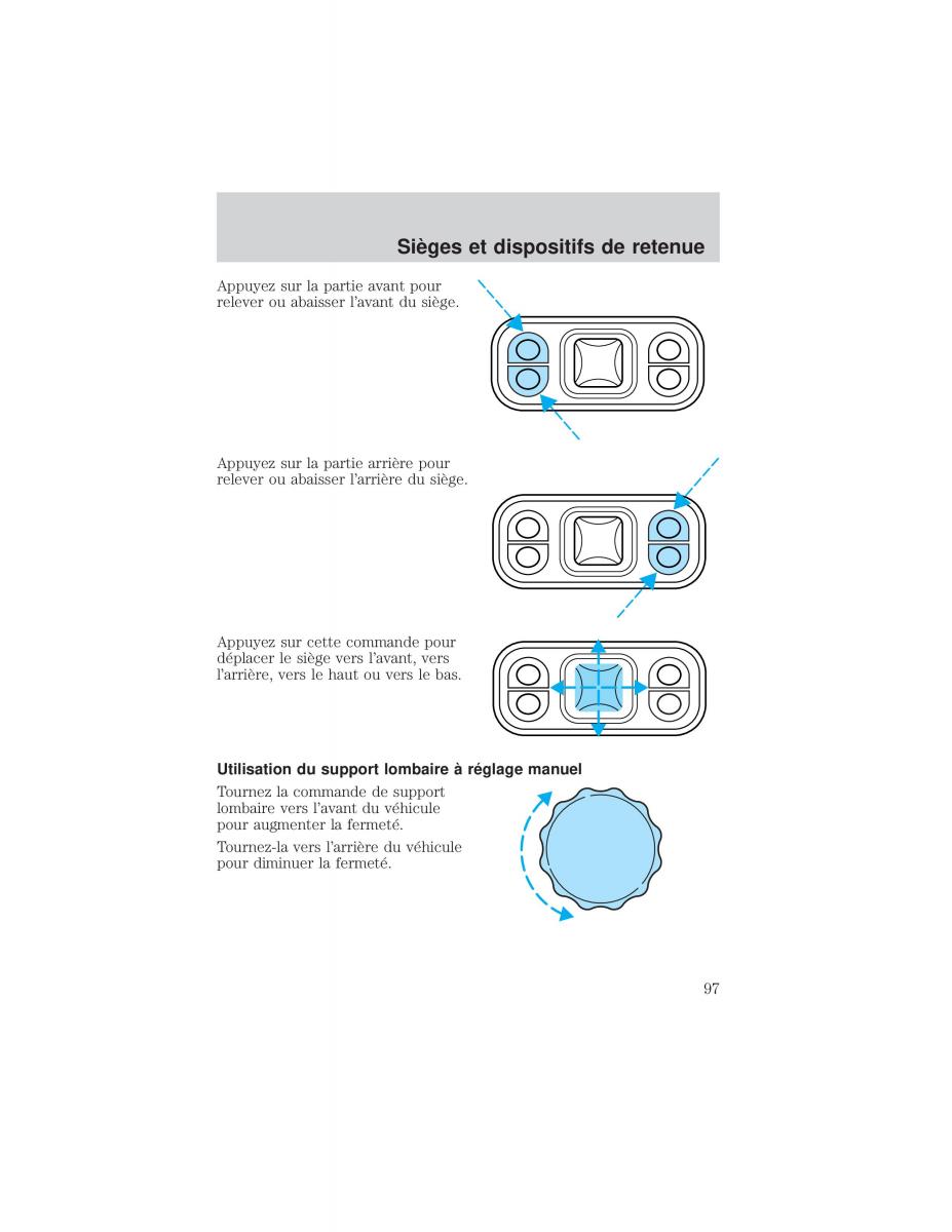 Ford F 150 manuel du proprietaire / page 97