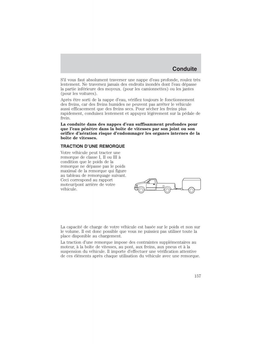 Ford F 150 manuel du proprietaire / page 157