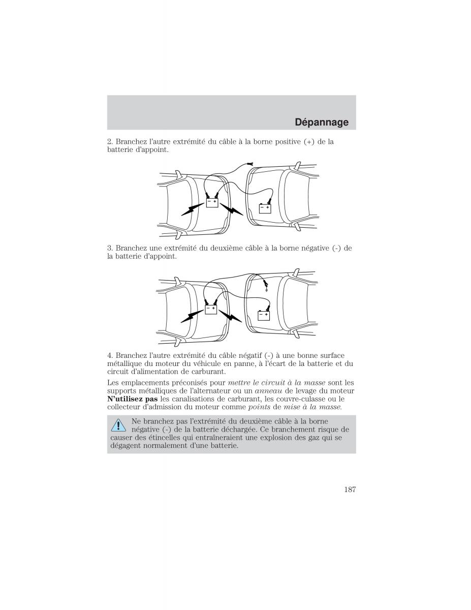 Ford F 150 manuel du proprietaire / page 187