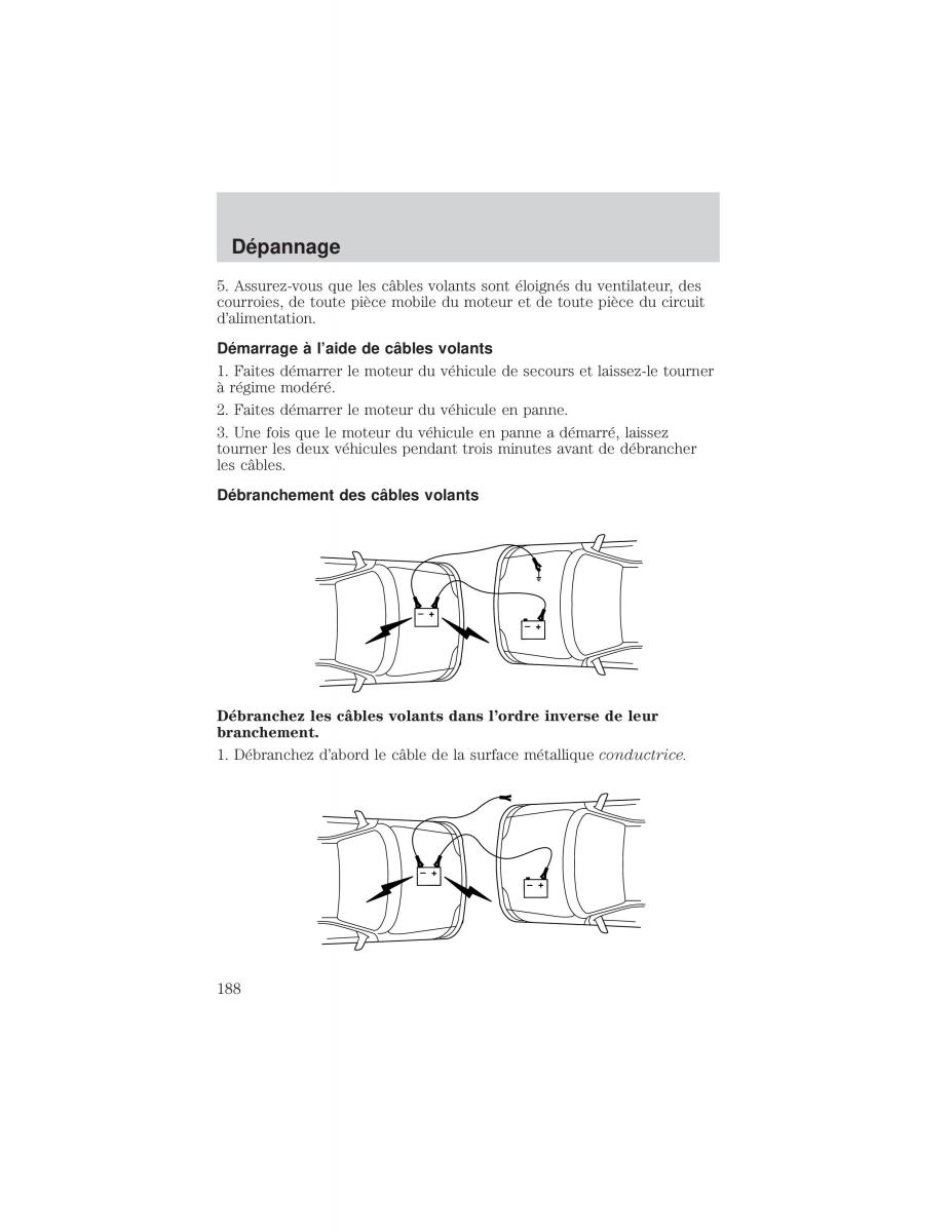 Ford F 150 manuel du proprietaire / page 188