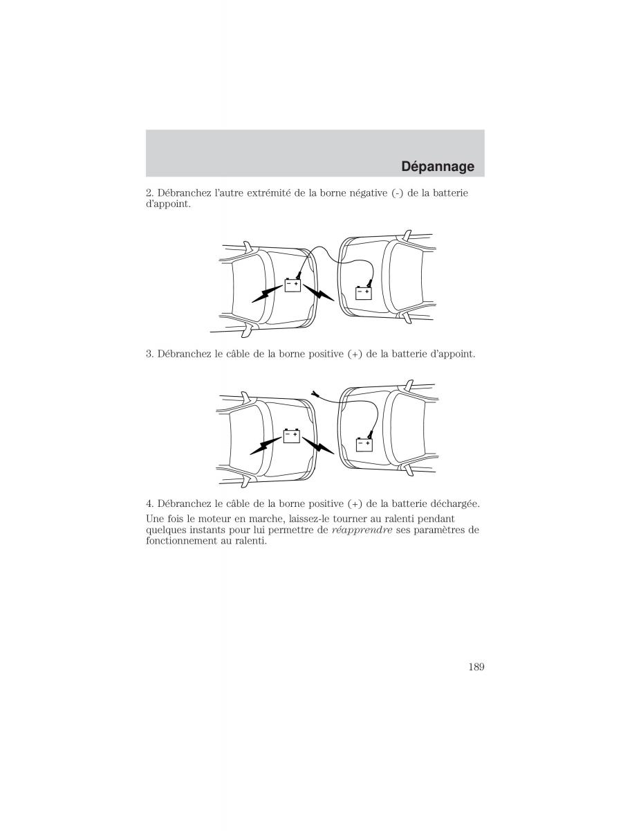 Ford F 150 manuel du proprietaire / page 189