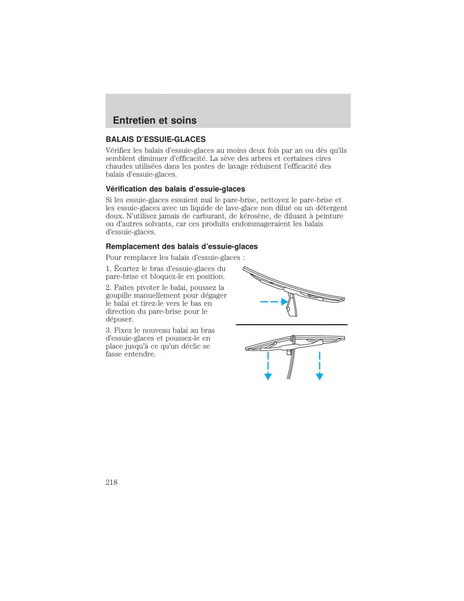 Ford F 150 manuel du proprietaire / page 218