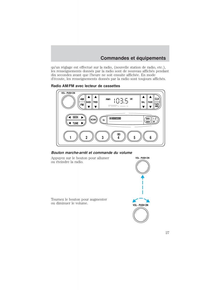 Ford F 150 manuel du proprietaire / page 27