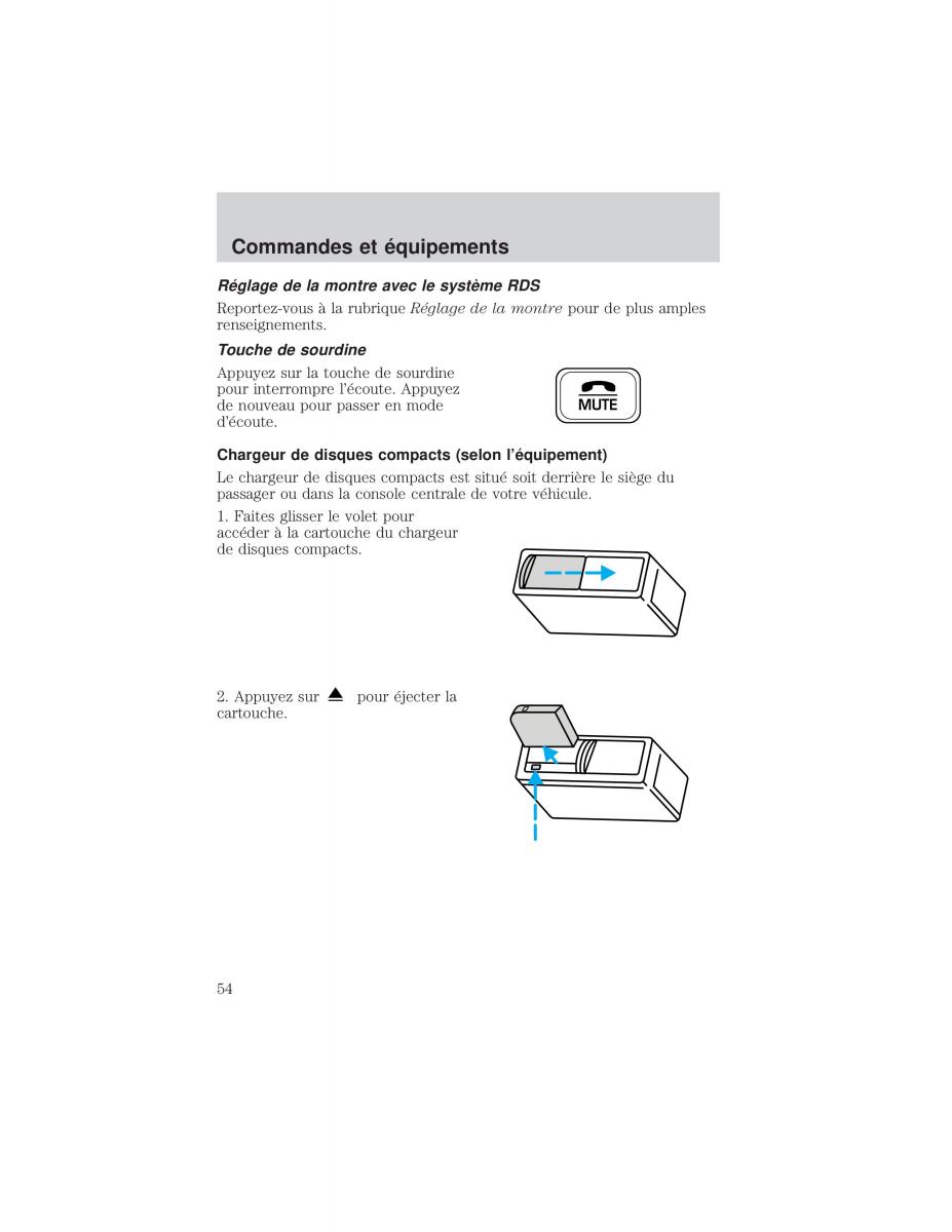 Ford F 150 manuel du proprietaire / page 54