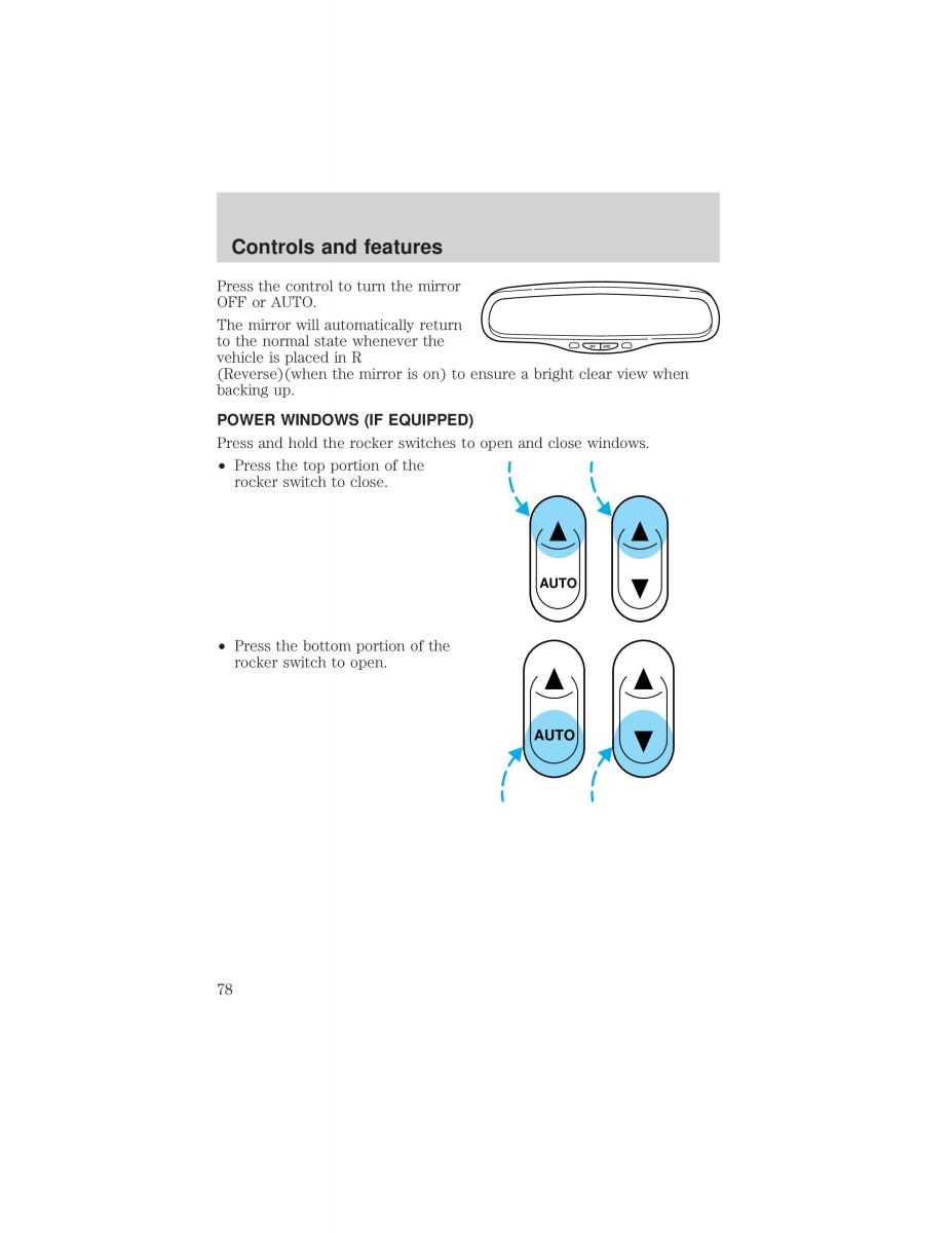 Ford F 150 owners manual / page 78