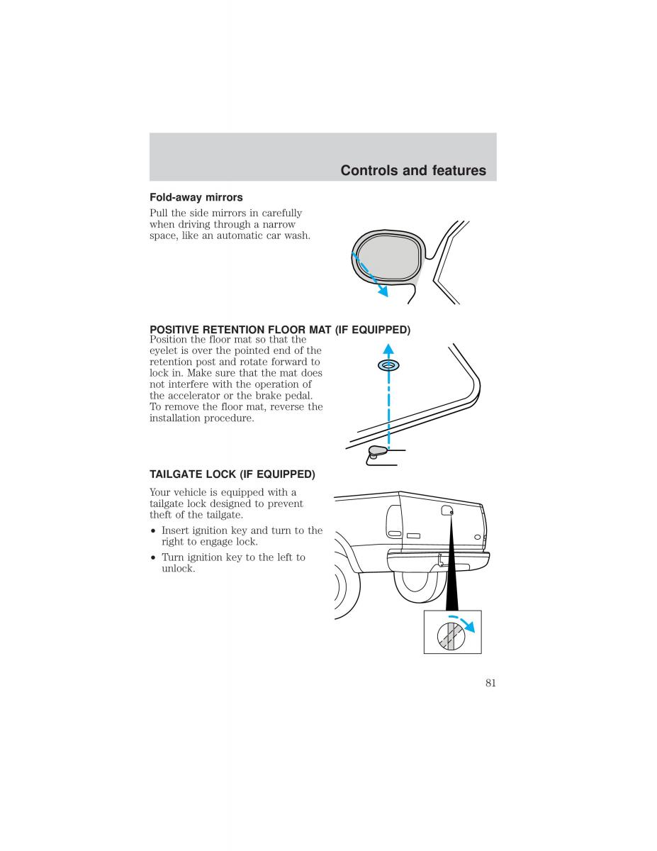 Ford F 150 owners manual / page 81