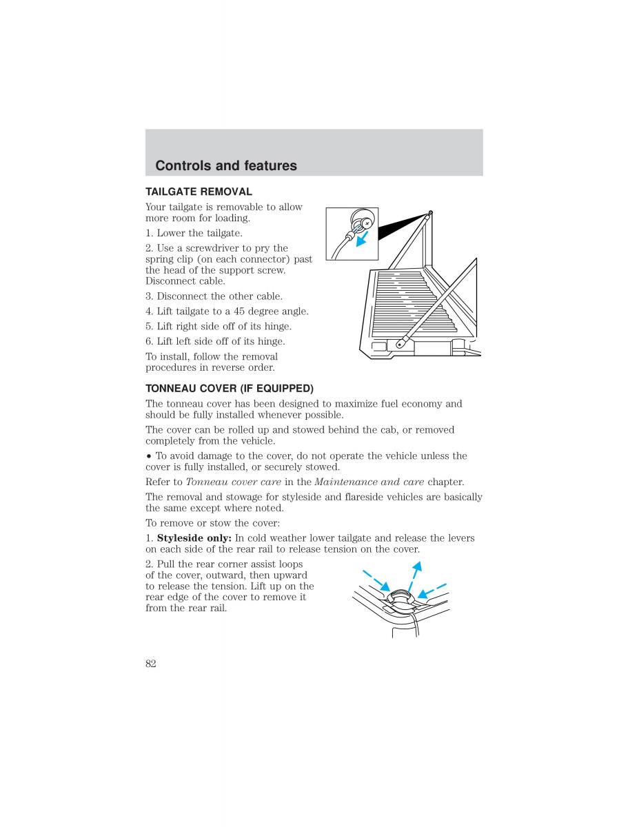 Ford F 150 owners manual / page 82