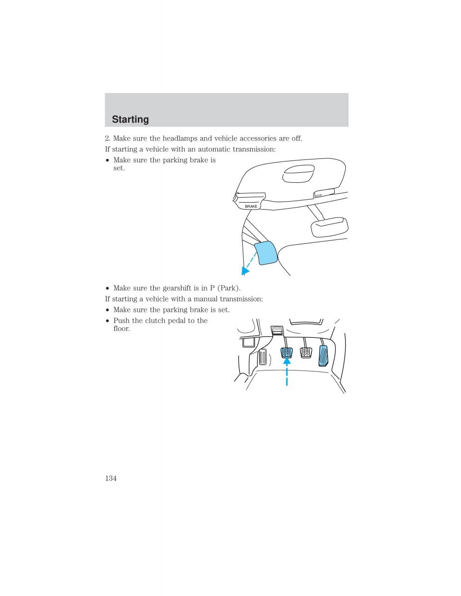 Ford F 150 owners manual / page 134