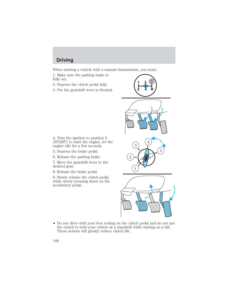 Ford F 150 owners manual / page 148