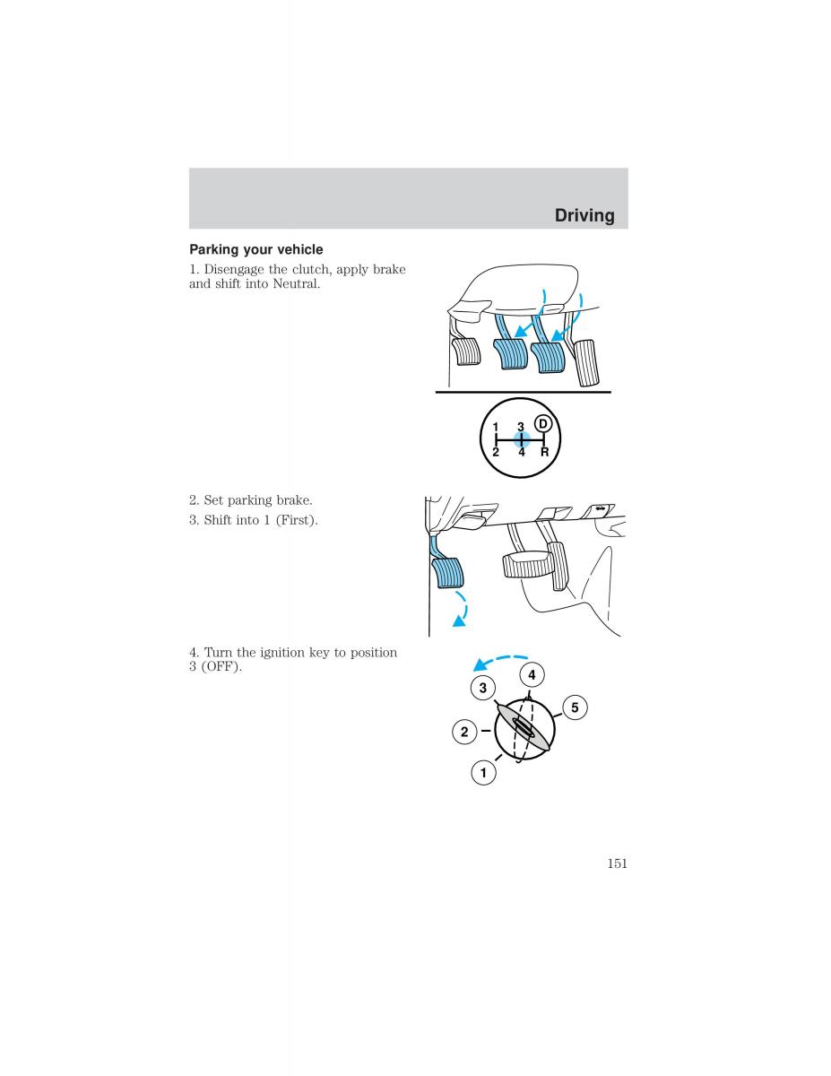 Ford F 150 owners manual / page 151