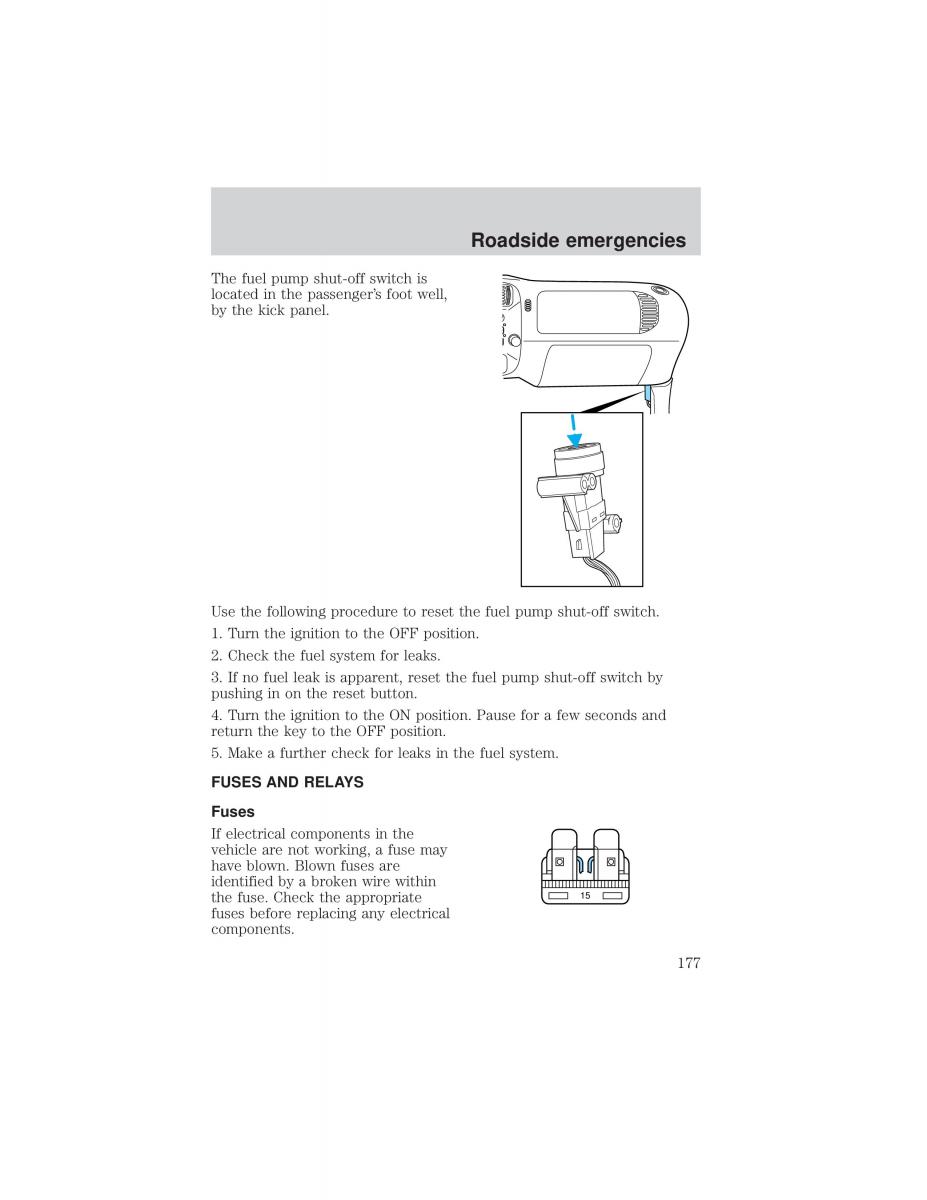 Ford F 150 owners manual / page 177