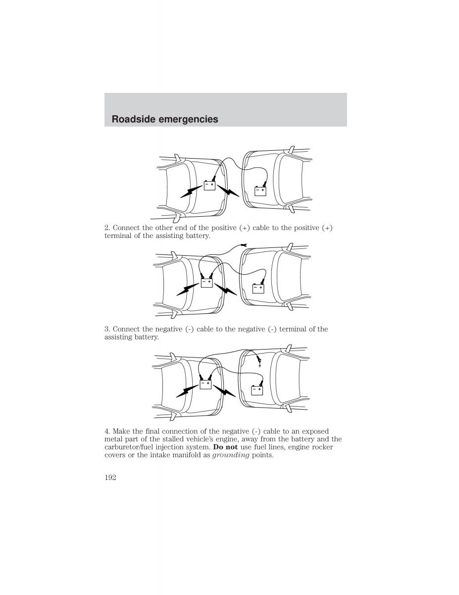 Ford F 150 owners manual / page 192