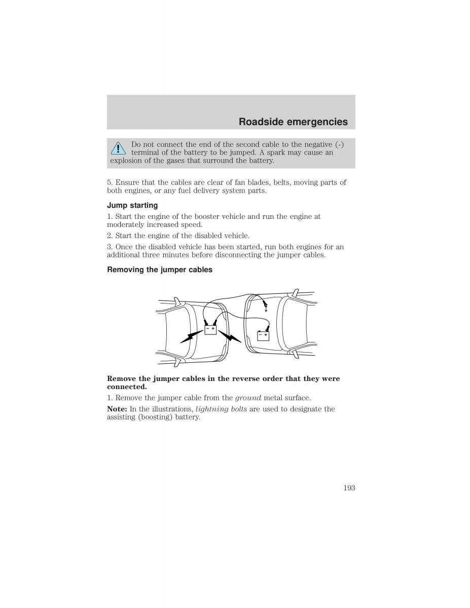 Ford F 150 owners manual / page 193